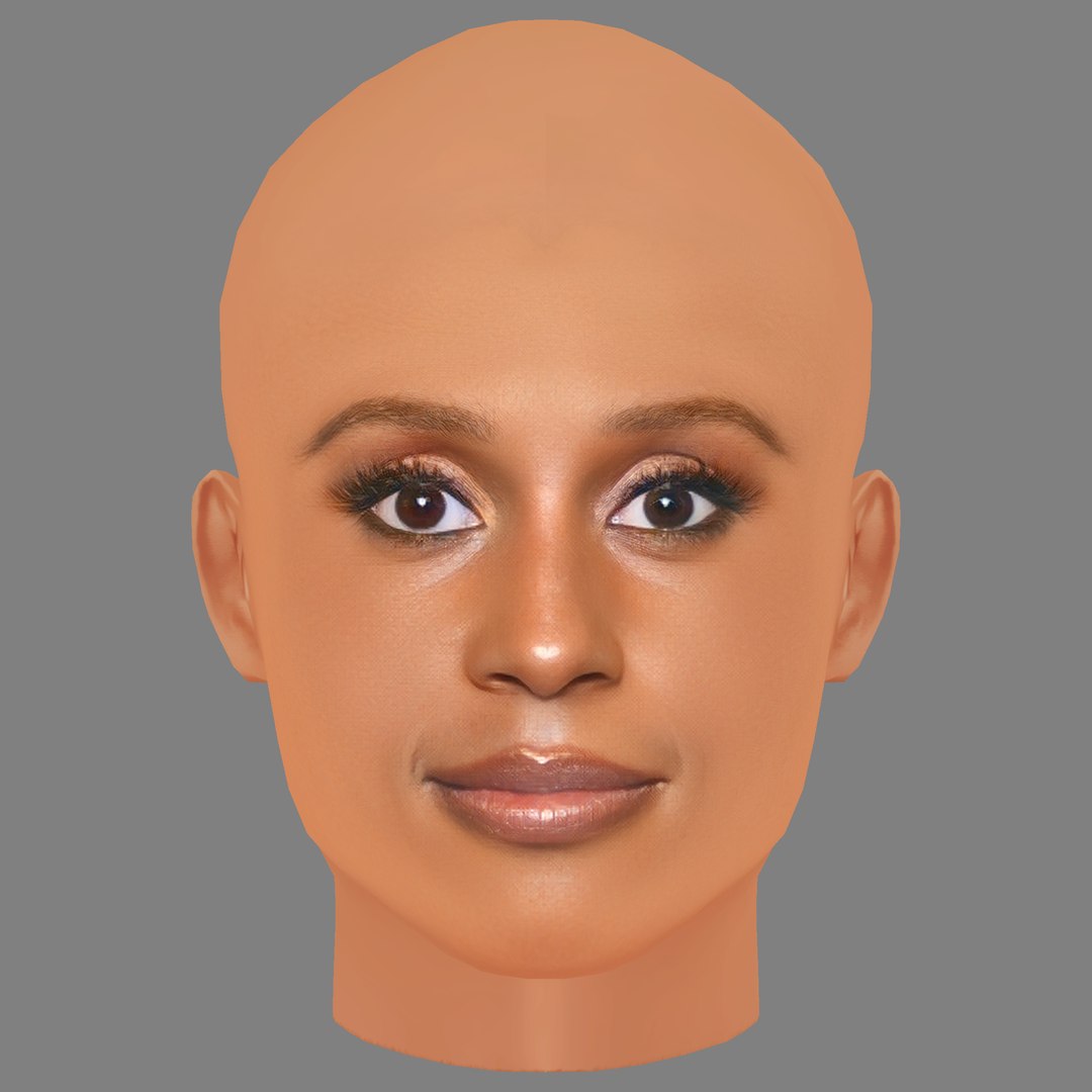 Issa Rae Head - No Hair - Low poly head for game 3D https://p.turbosquid.com/ts-thumb/p0/8iuxkP/BM/02/png/1763276425/1920x1080/fit_q87/f3a68bfed6f5bc60bf71139ab6c17871debbd13c/02.jpg