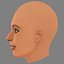 Głowa Issa Rae - Bez włosów - Głowa low poly do gry