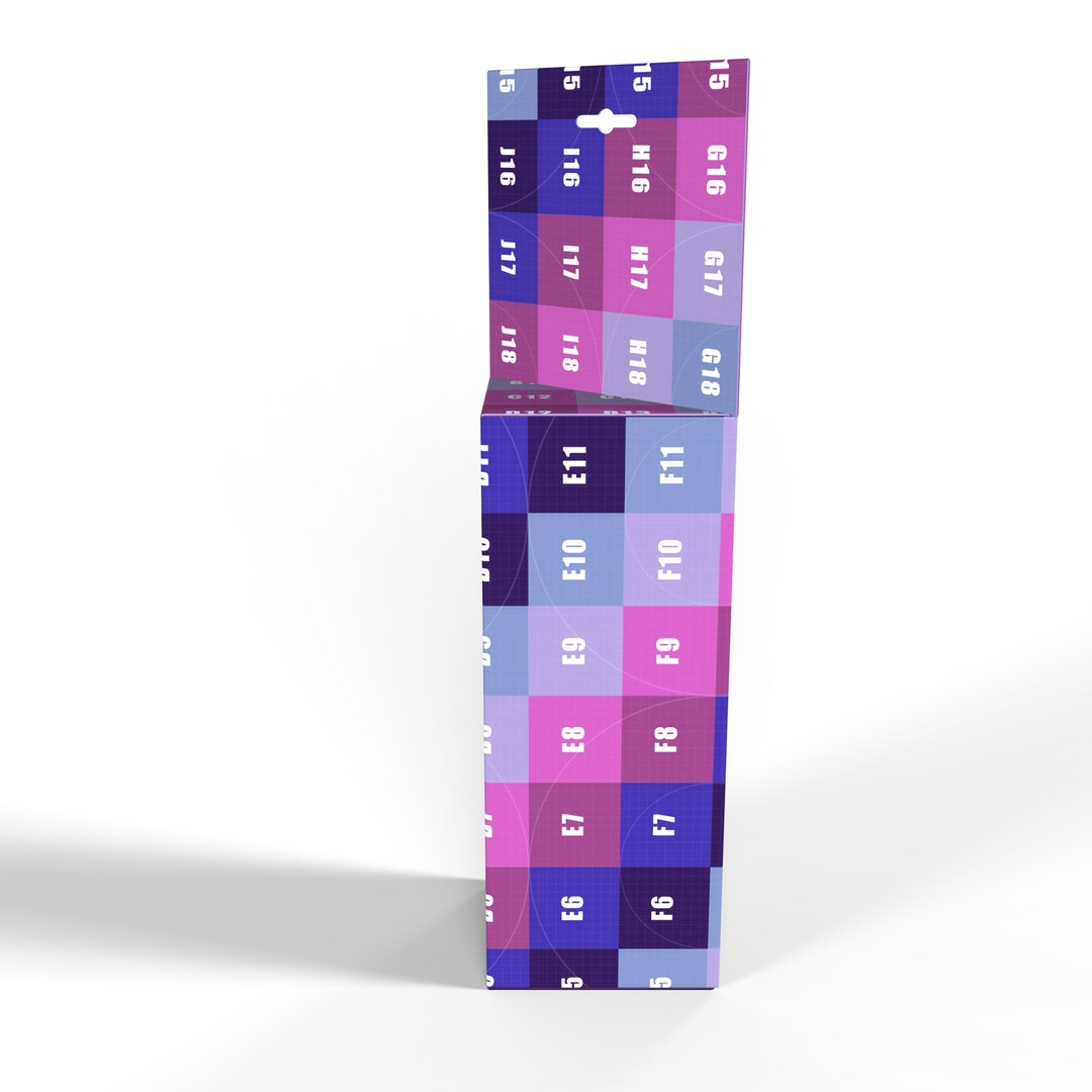 Triangular Prism Hanger Packaging Box Model - TurboSquid 2321144