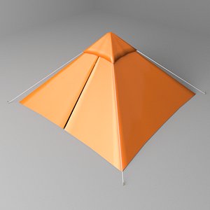 pyramid tent 3D model