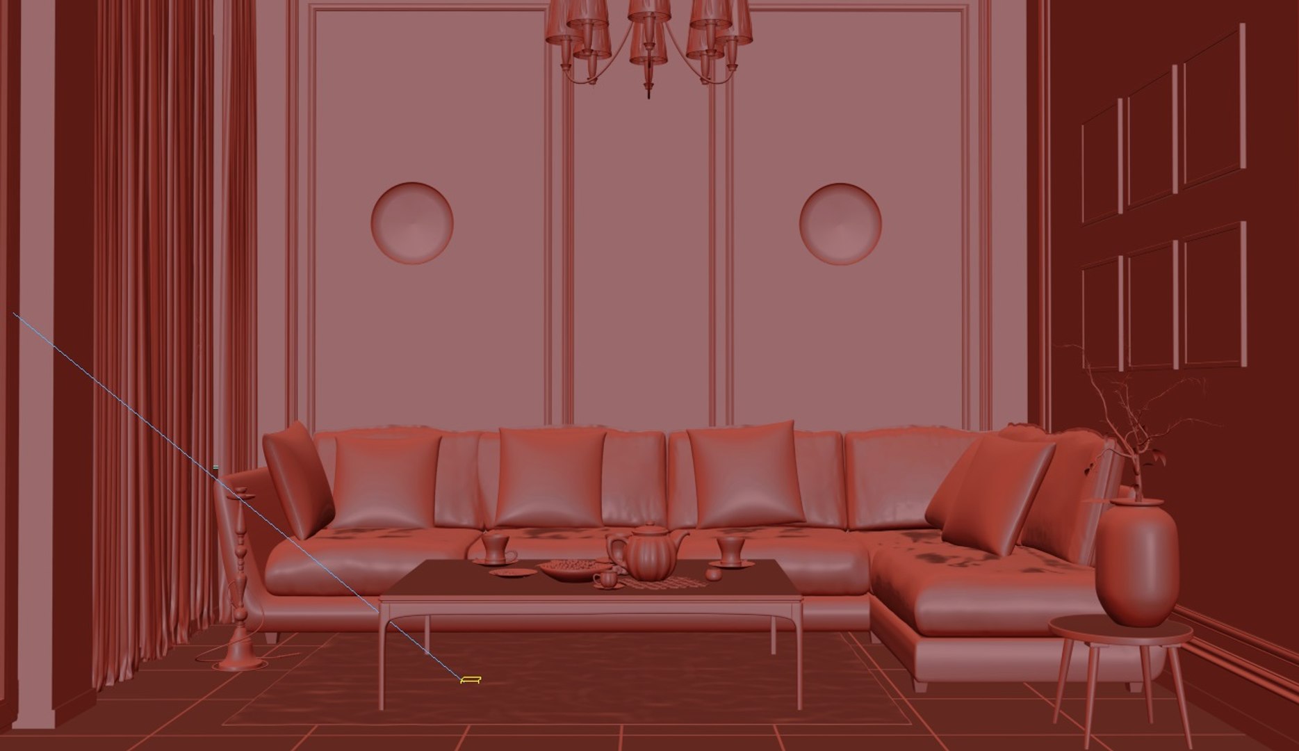 3D Islamic Dining Room Model - TurboSquid 2302140