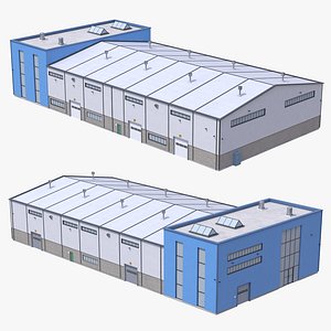 Industrial Buildig 38 3D model