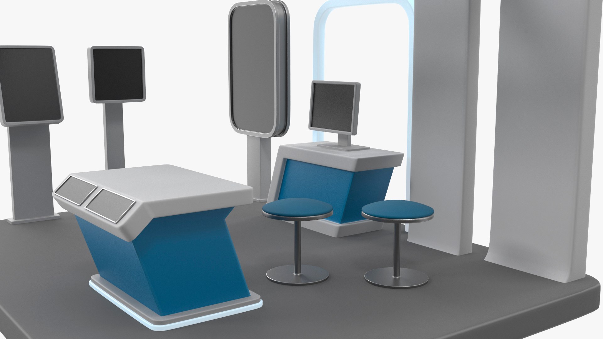 Exhibition Zone 3D model https://p.turbosquid.com/ts-thumb/p0/G1SItD/9I/8/jpg/1773676324/1920x1080/fit_q87/e8263f1b3851d61700fe1d597fe92b252088157e/8.jpg