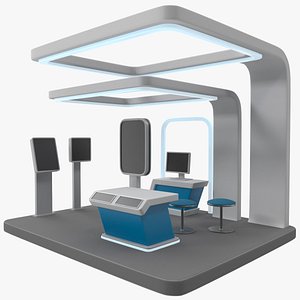 Exhibition Zone 3D model