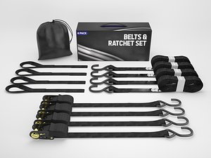 Ratchet Strap Belts Bag and Box
