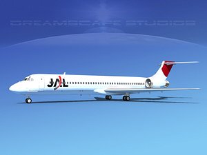 dxf md-87 airliners