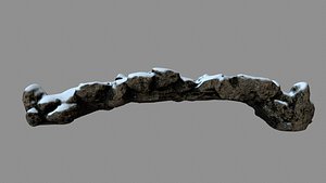 snow old bridge