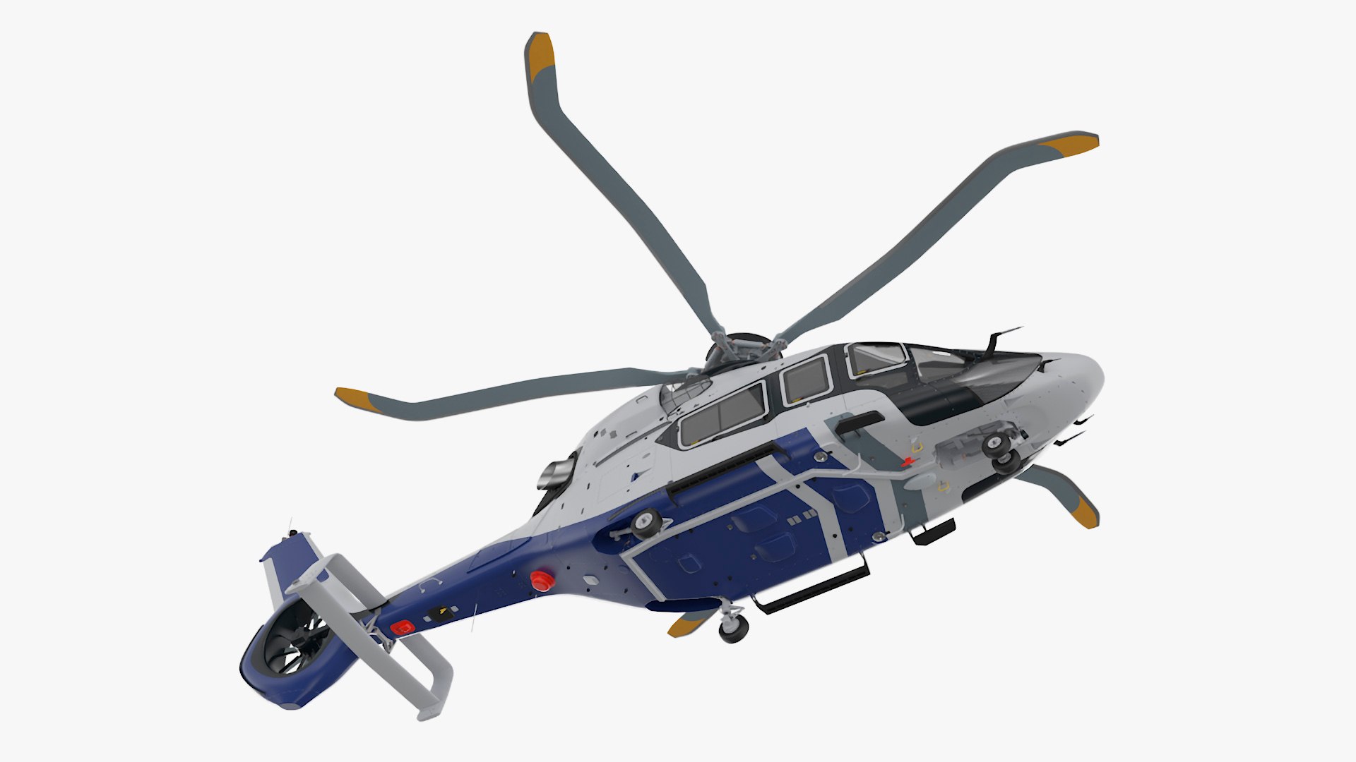 Medium Utility Helicopter 3D model preview