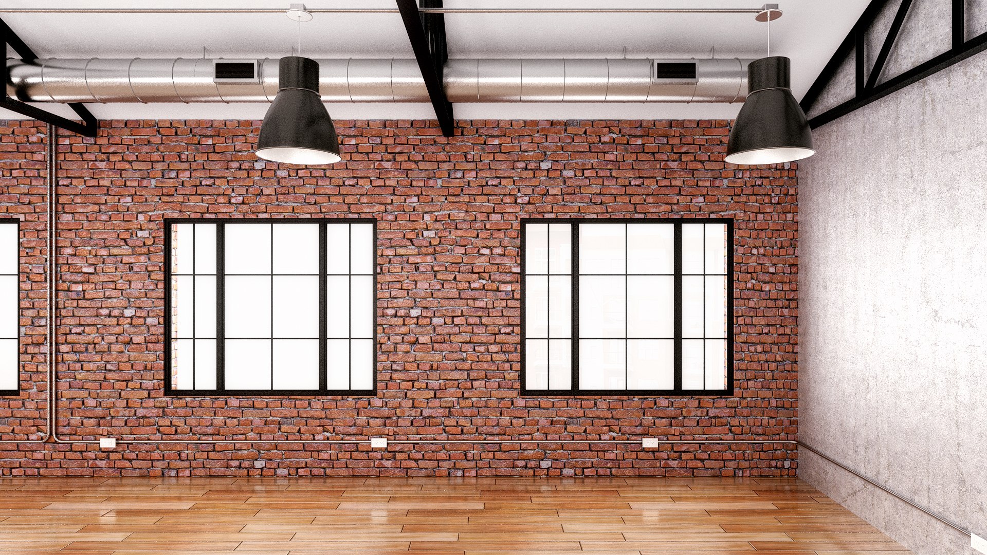 Industrial Office Loft Space Model - TurboSquid 1640038