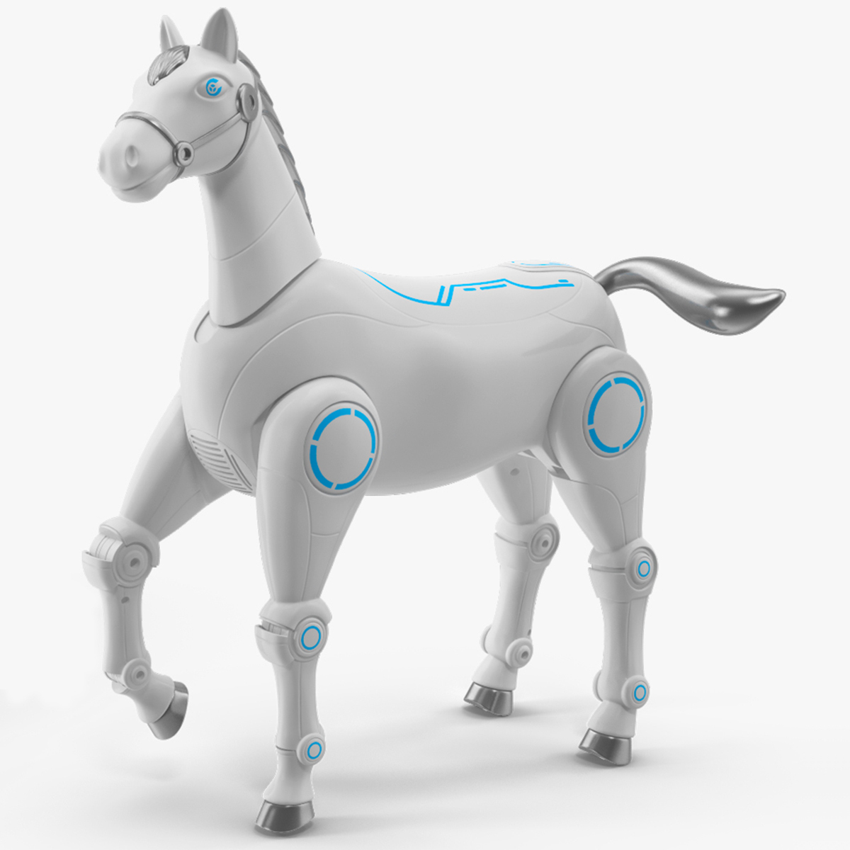 3D Robot Horse Rigged for Cinema 4D model TurboSquid 1861626