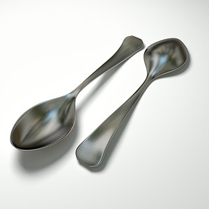 3ds max teaspoon spoon