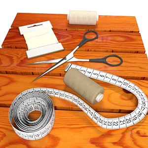 Seamstress Measuring Tape 3D model - TurboSquid 1949053