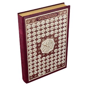 quran book 3D model