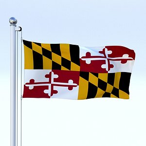 Animated Maryland Flag