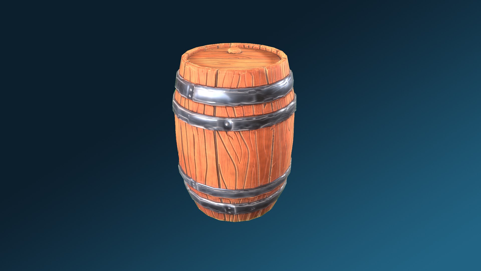 Stylized Barrel Model - TurboSquid 2065117