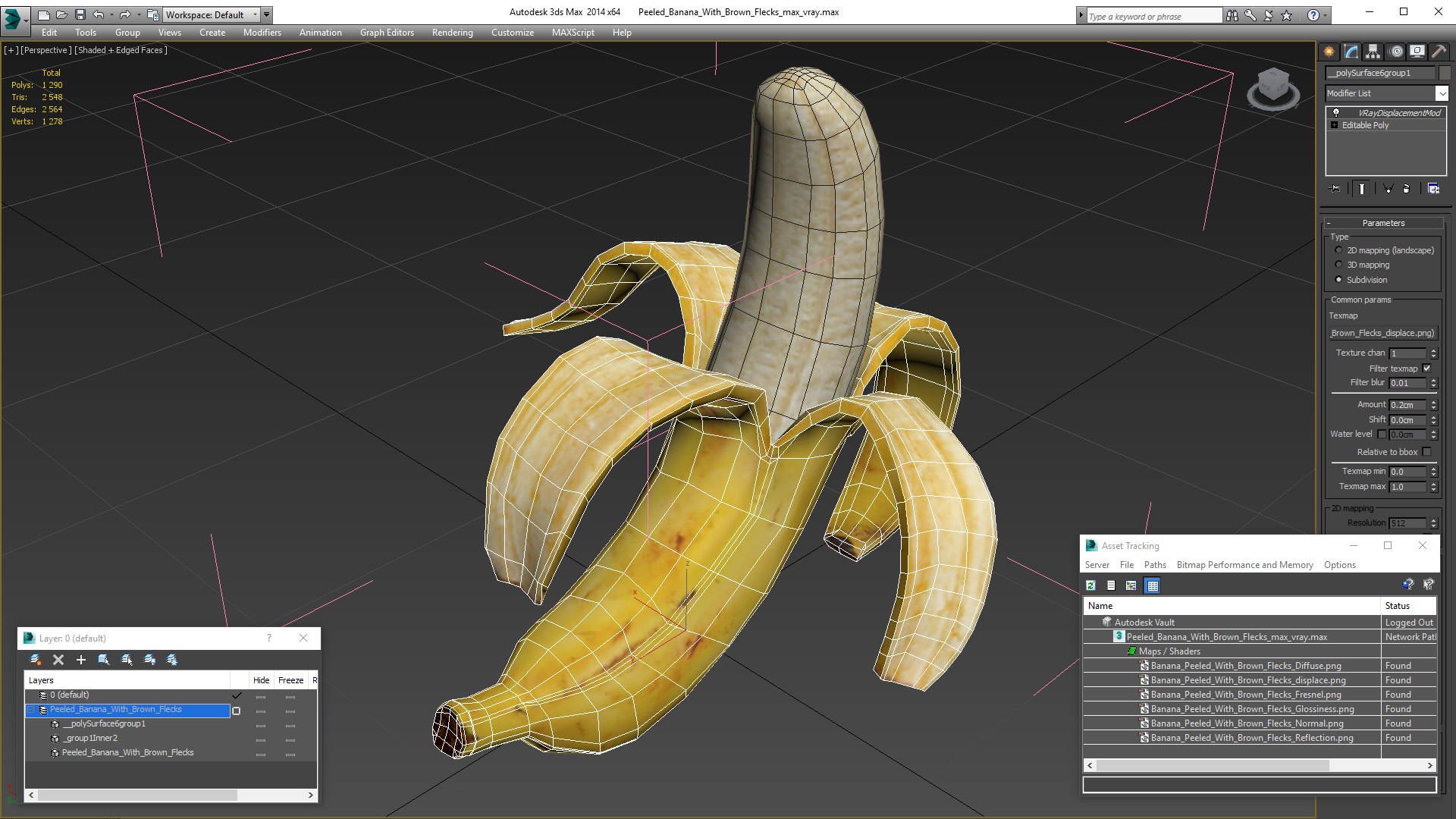 Peeled Banana With Brown Flecks 3D model https://p.turbosquid.com/ts-thumb/p0/WxhtUw/hI/peeledbananawithbrownflecksvray3dmodel021/jpg/1670814638/1920x1080/fit_q87/26e2e08658abdcee1019231213ab7cf5f5f8a9f1/peeledbananawithbrownflecksvray3dmodel021.jpg