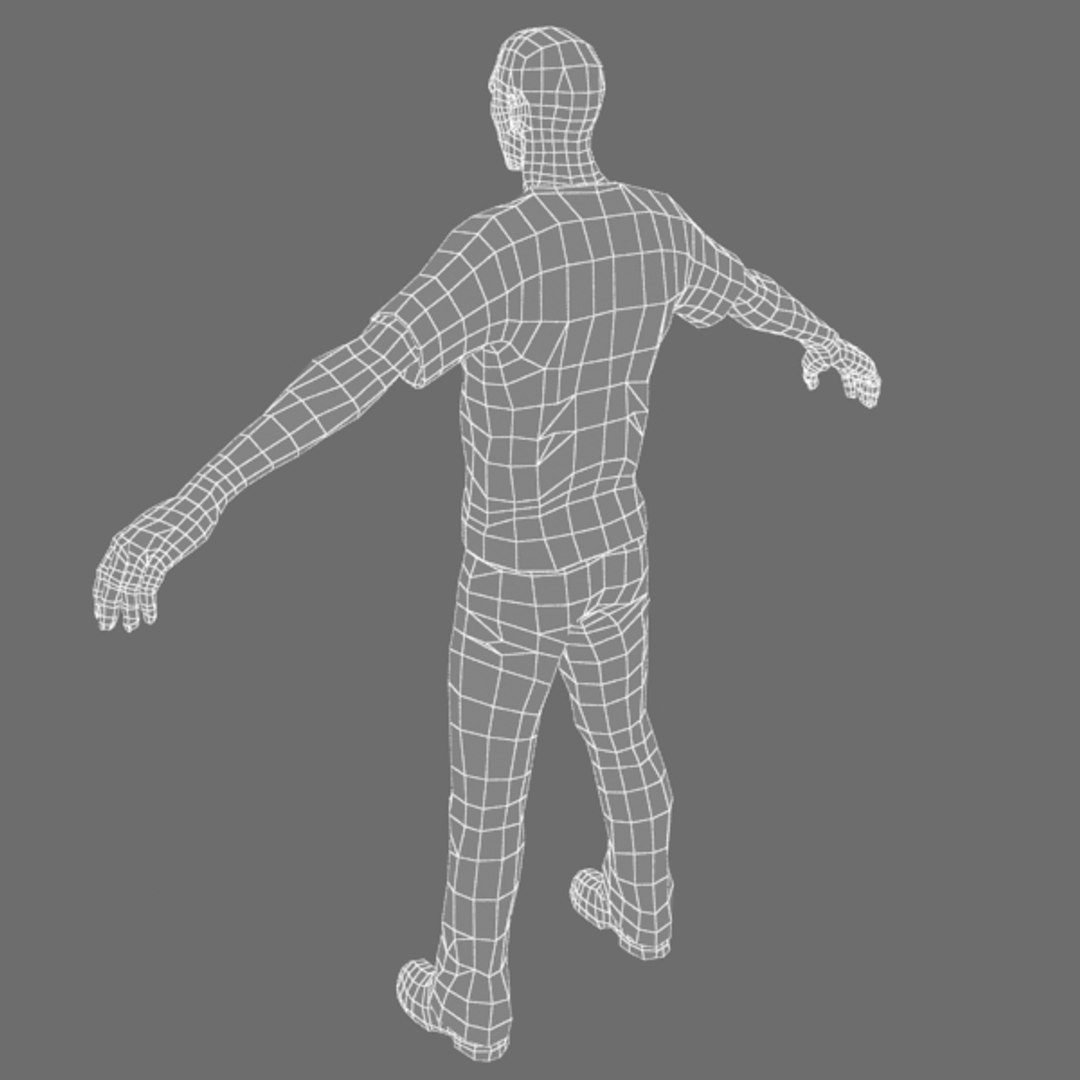 zombie character 3d model