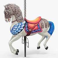 Carousel Horse Ivory