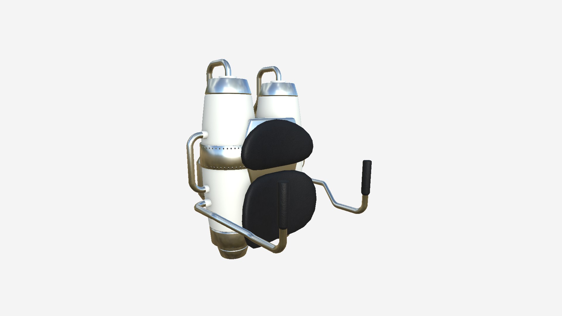 3D Jetpack A05 White Aluminum - SciFi Character Design - TurboSquid 1875487