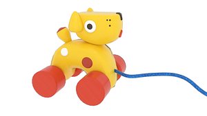 oiiotoys dog pull toy 3D model