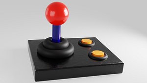 Game Controller with Joystick PBR