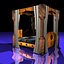 cartoon_lowpoly_bed