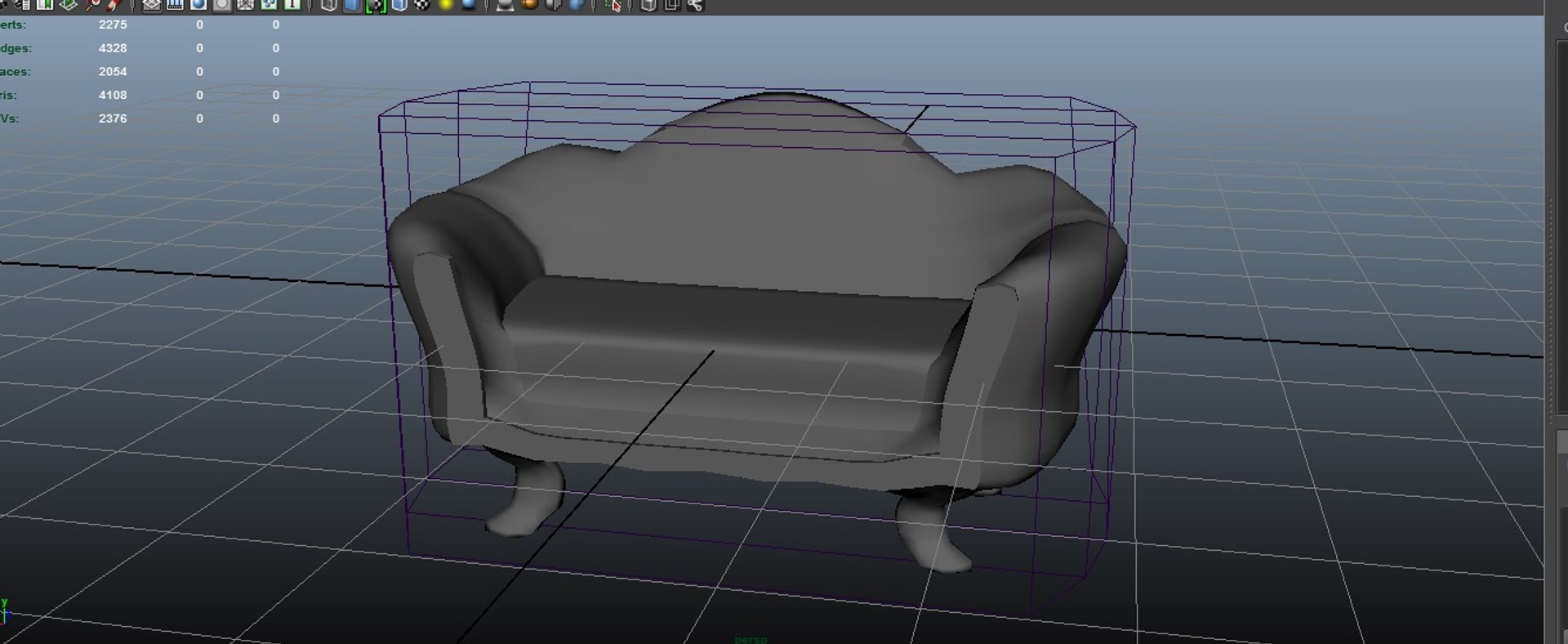 Free Couch 3d Model