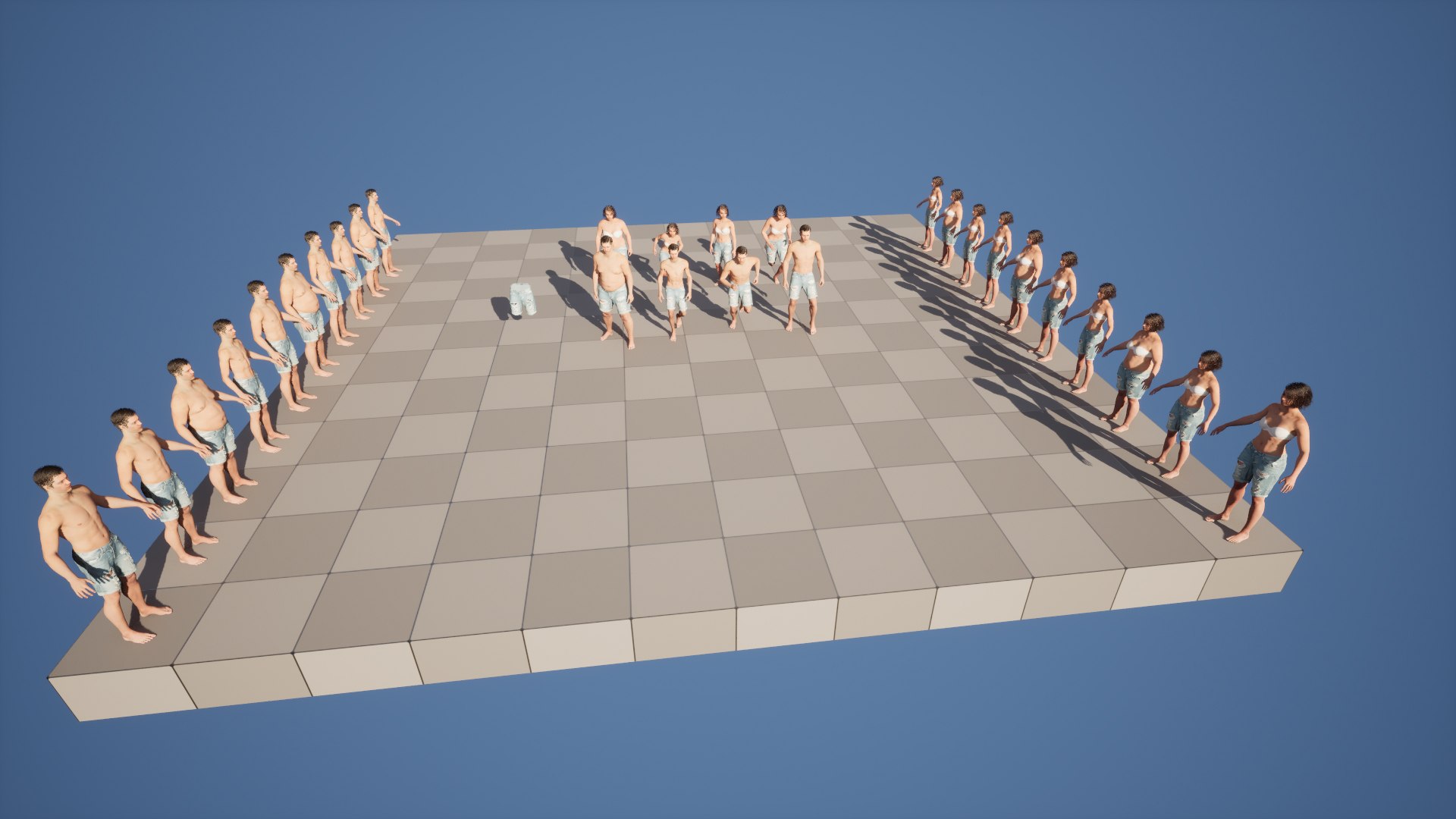 Ripped Shorts 178 - All MH Bodies UE5 Skeletons - Rigged 3D ...