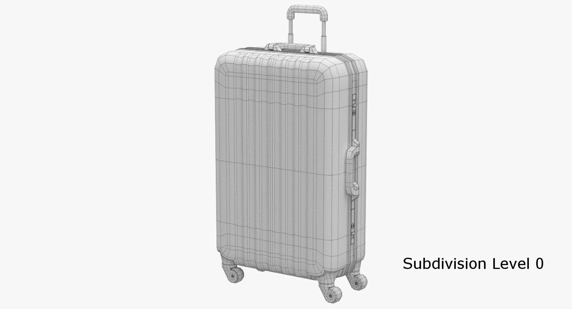 Rolling Suitcase Obj