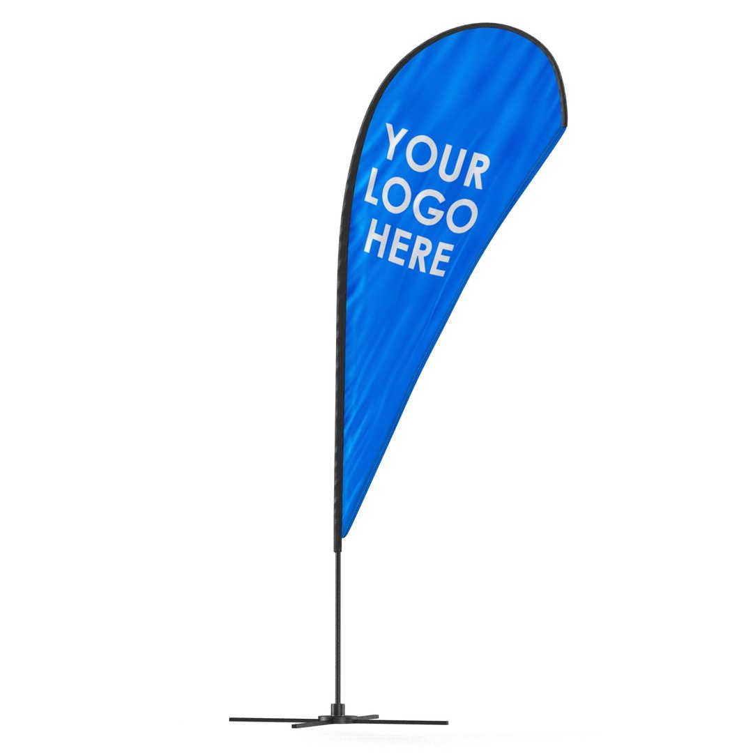 Banner Stand 3 Generic 3d Model