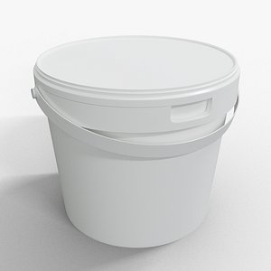 Plastic Bucket 3D