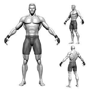 Stylized MMA Fighter