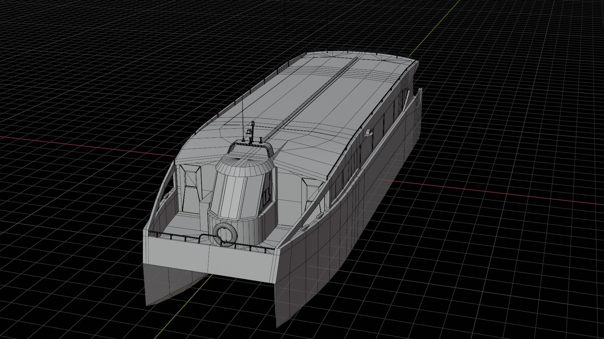 3D Electric river boat model TurboSquid 1965218