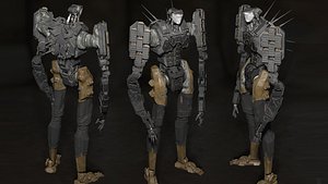 Robot Full Body NO TEXTURE model