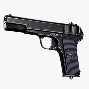 3D Tokarev TT-33 Pistol