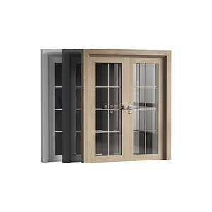 3D Double doors Belldinni Modern Interior Door