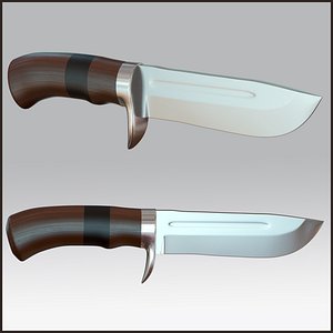 3d model knife