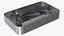 Laryngoscope Kit with Curved Blades in Tray Medical Steel