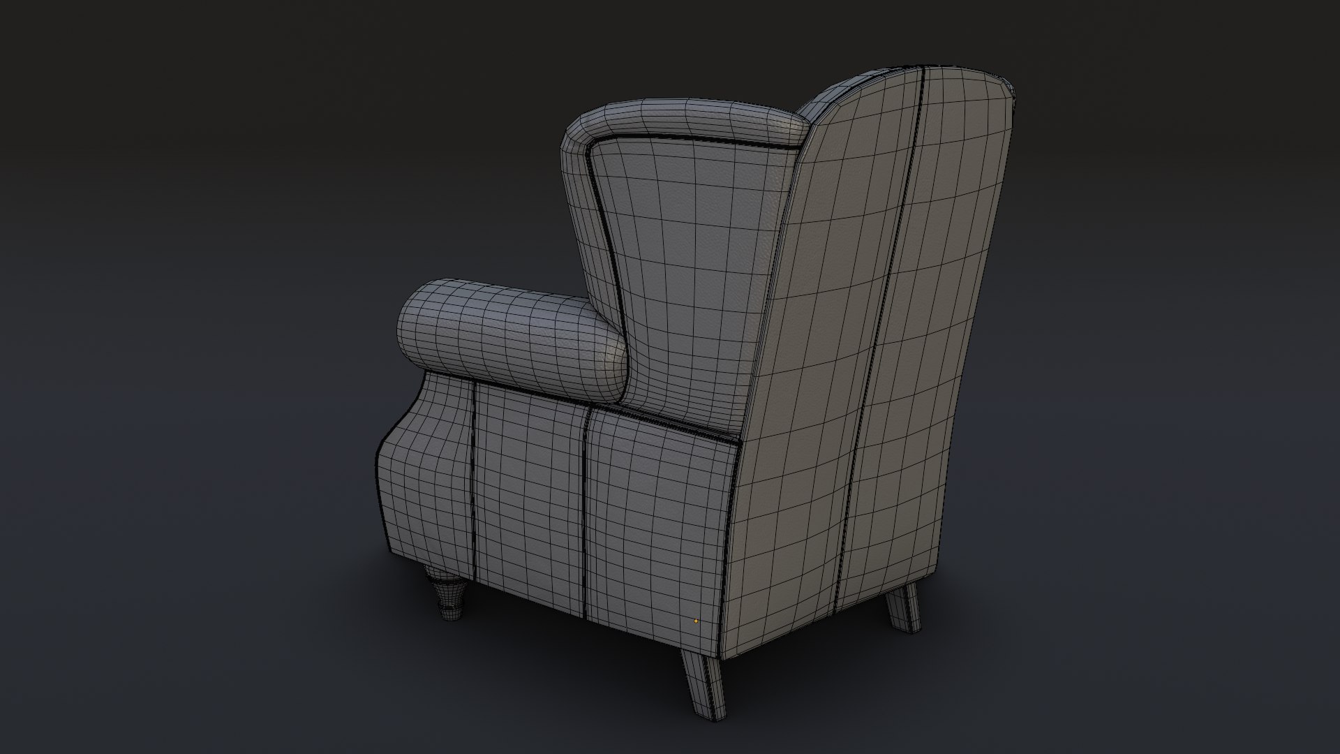 3D Wingback Chair model https://p.turbosquid.com/ts-thumb/p1/Qq0aFS/M1/wireframe2/png/1689670588/1920x1080/fit_q87/622ec16bb741187fc7e30dd246ac059be1655a2d/wireframe2.jpg