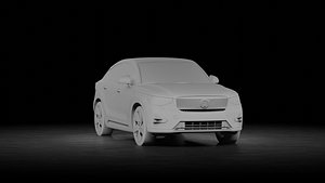 3D Volvo C40 Recharge 2022 model