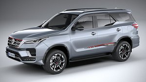 Toyota Fortuner TRD 2021 3D model