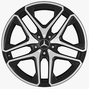 3D Mercedes AMG GLE  rim