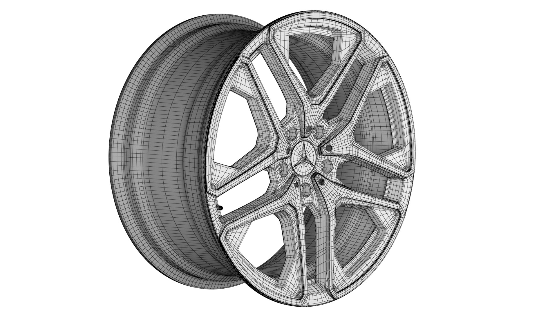 3D Mercedes AMG GLE Rim - TurboSquid 1989801