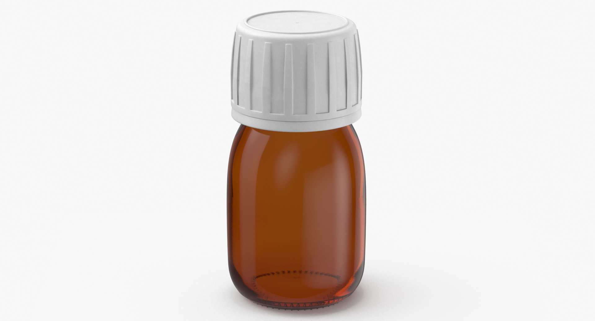 Glass Syrup Bottle 30ml 3D Model TurboSquid 2052707