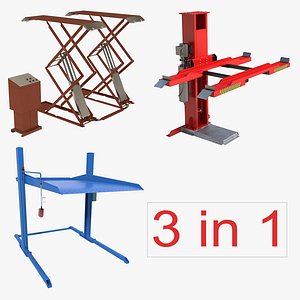 3d model car lifts