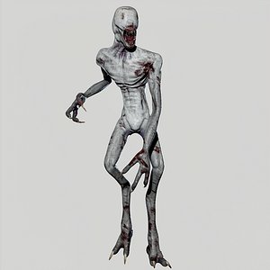 Humanoid Monster 3D Low Poly Model