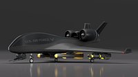 Future Drone Global Hawk 3D model