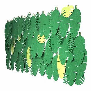 panel junglewall fabric decorative 3D