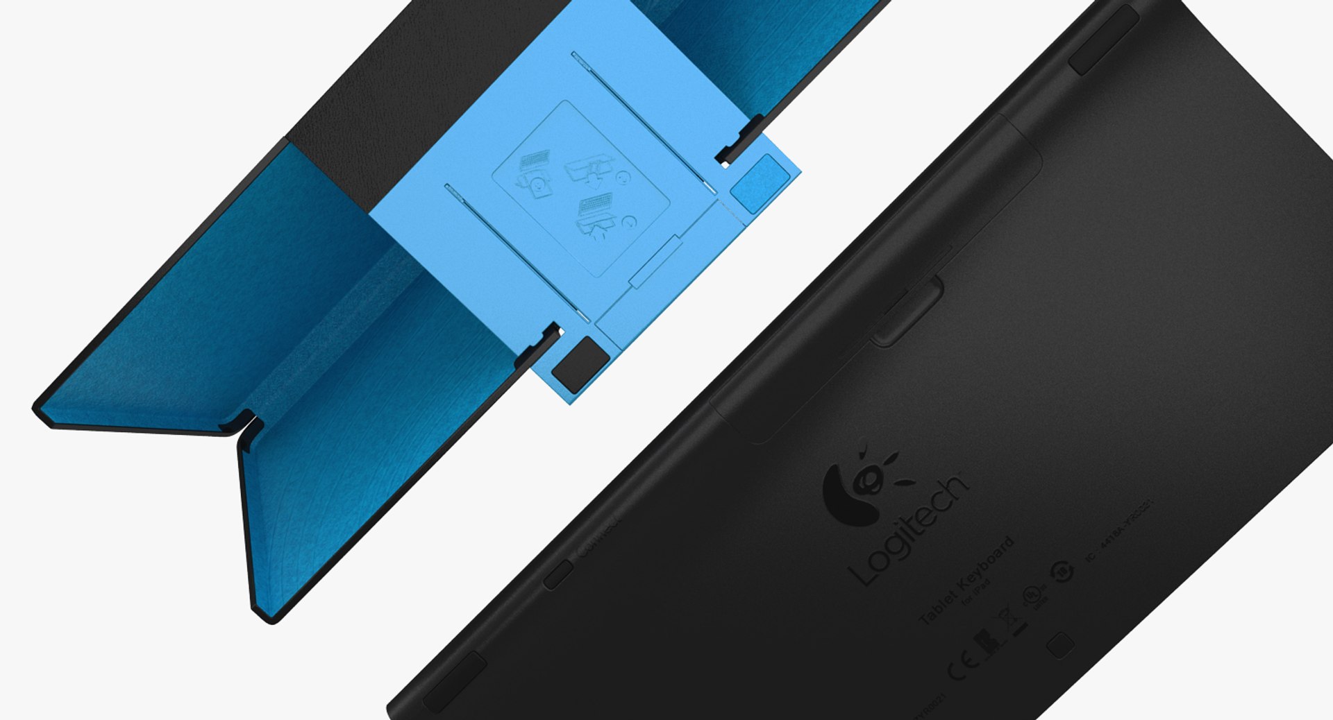 3D model logitech tablet keyboard cover - TurboSquid 1157633