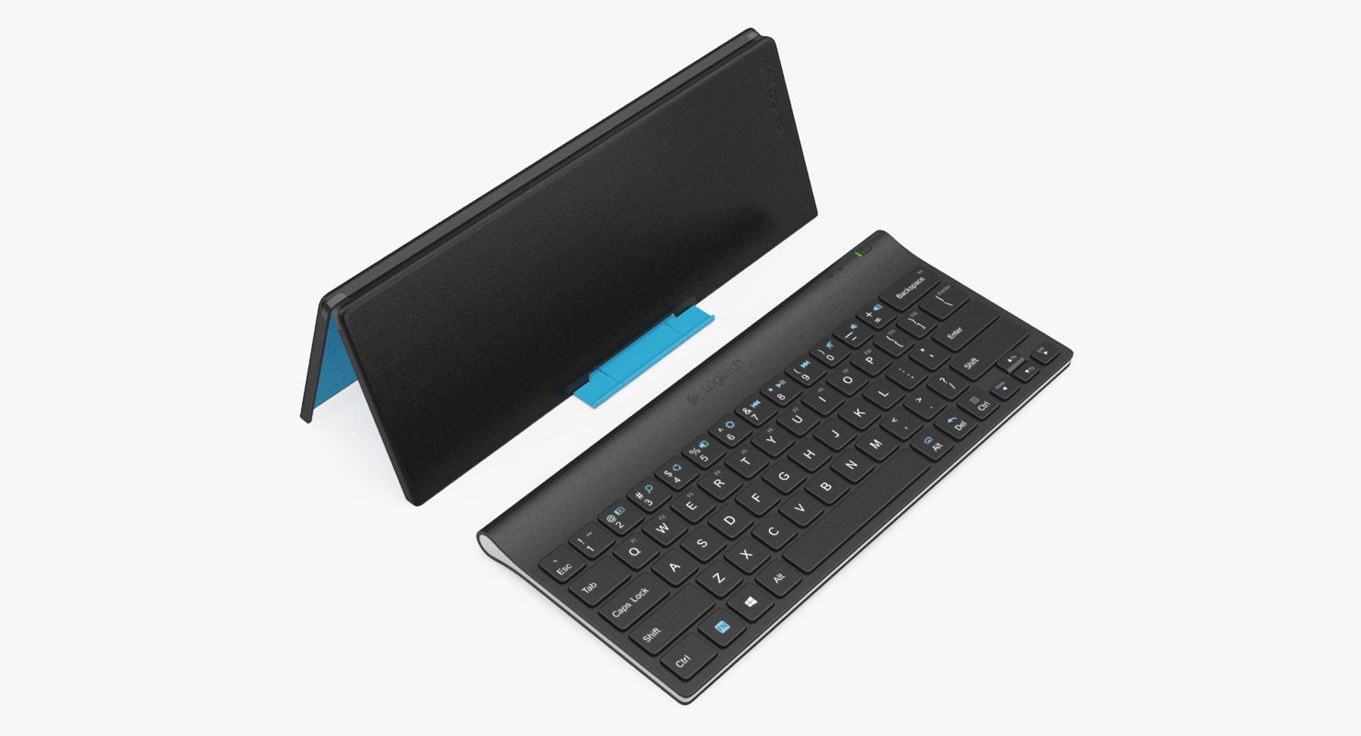 3D Model Logitech Tablet Keyboard Cover - TurboSquid 1157633
